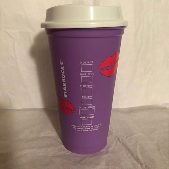 STARBUCKS LIPS COLOR CHANGING CUP ! RARE! HTF! - Picture 2 of 3